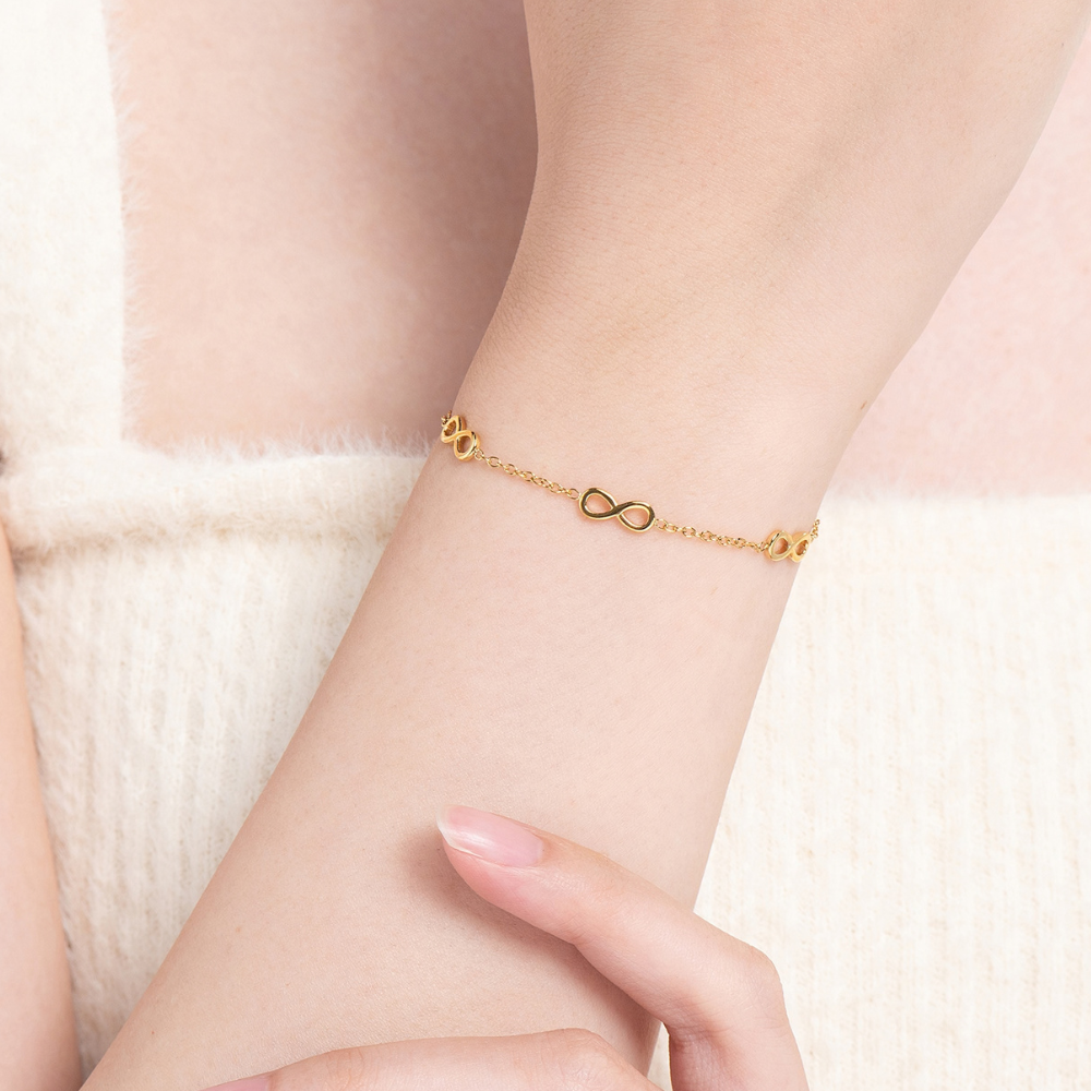 Stainless Steel Infinity Bracelet