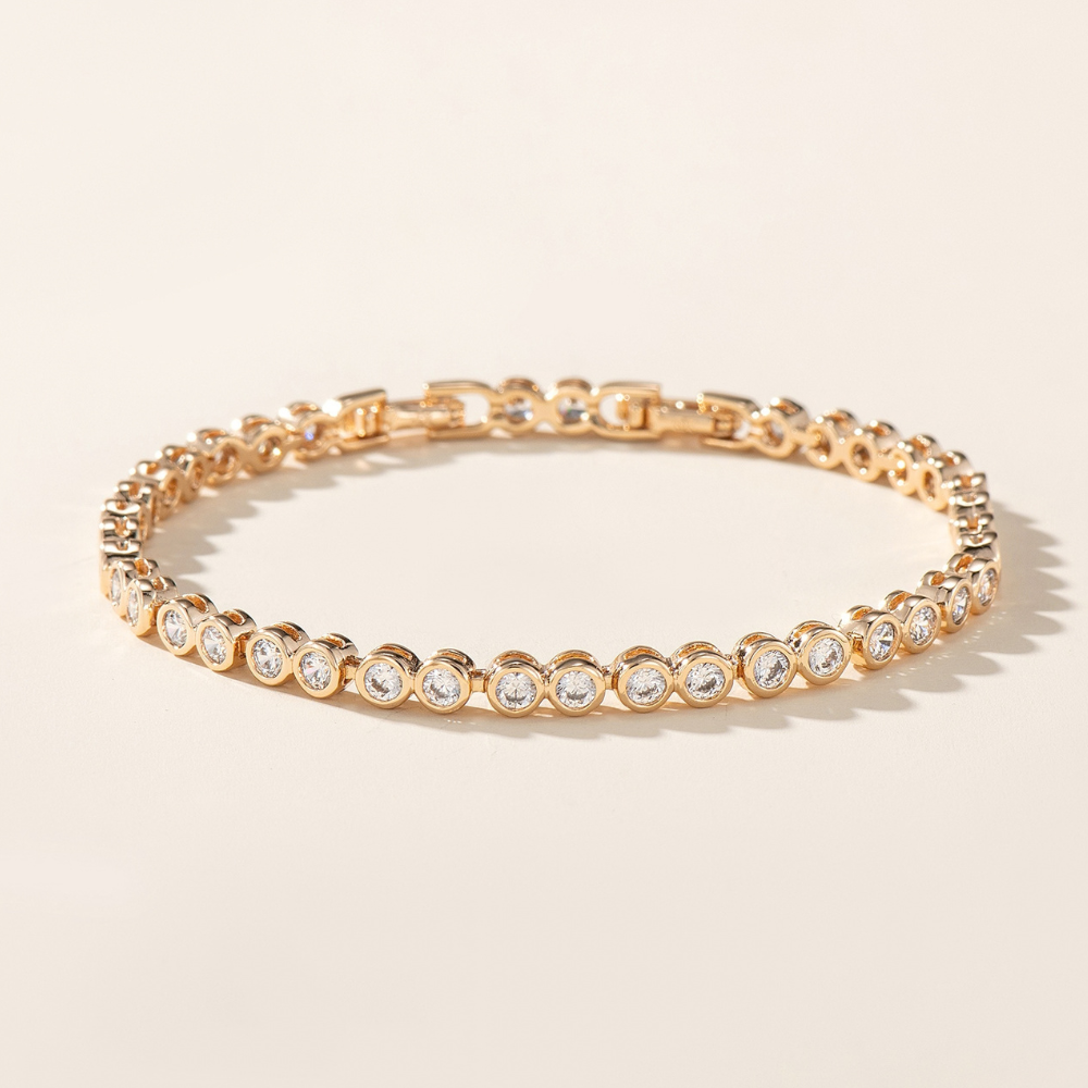 Poppy Bezel Tennis Bracelet