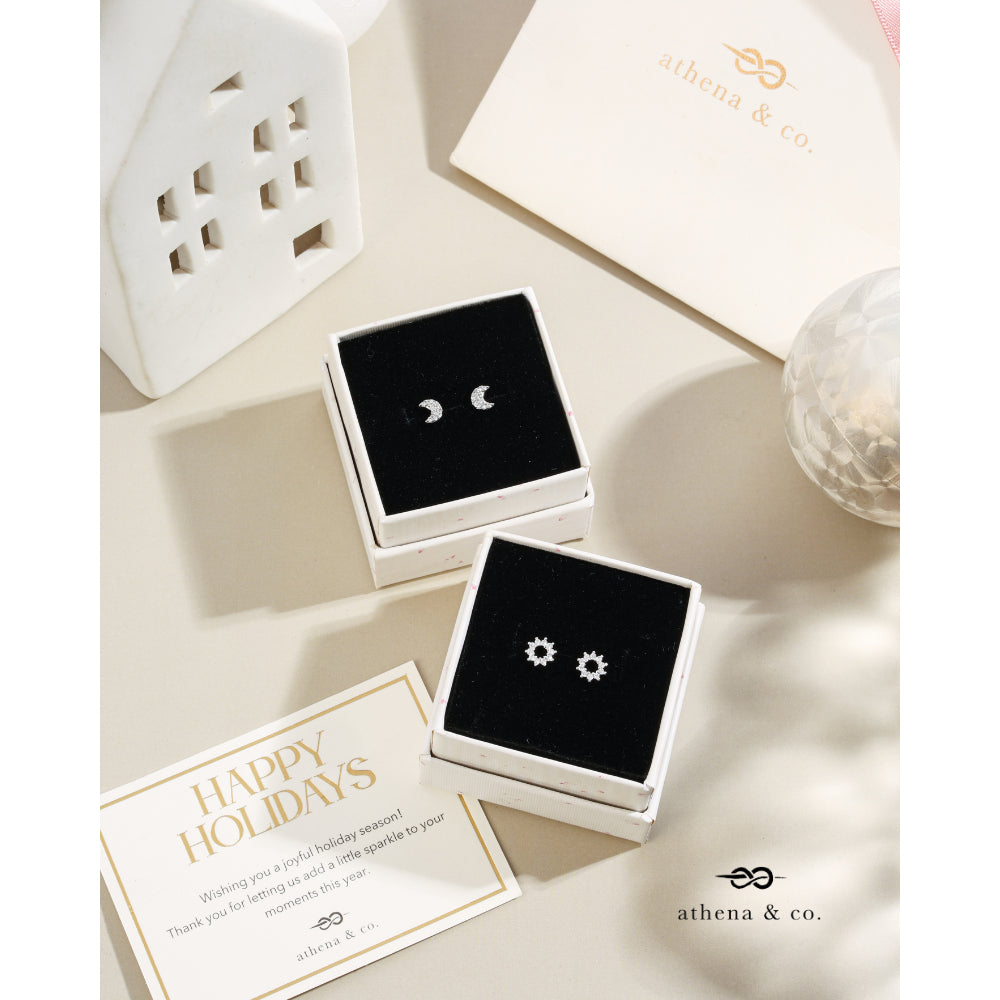 Nola Moon Stud & Lara Stud Earring Bundle