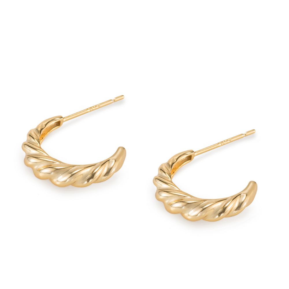 Croissant Half Hoop Earrings