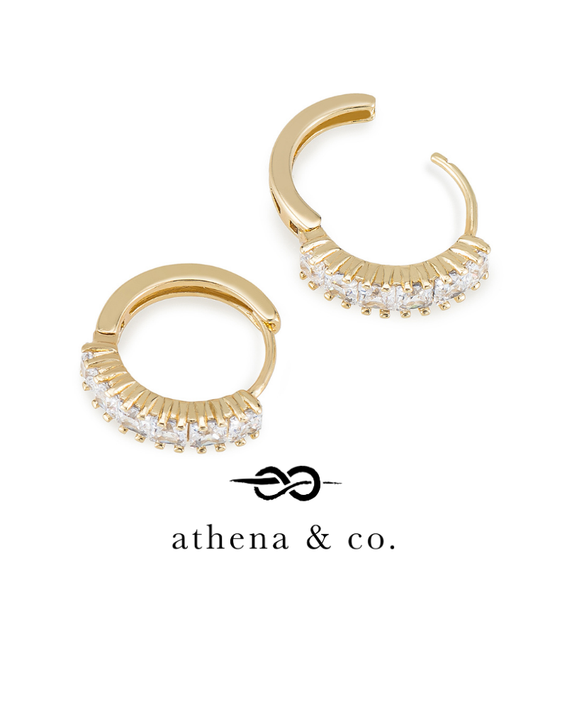 Kaylin Diamond Hoop Earrings