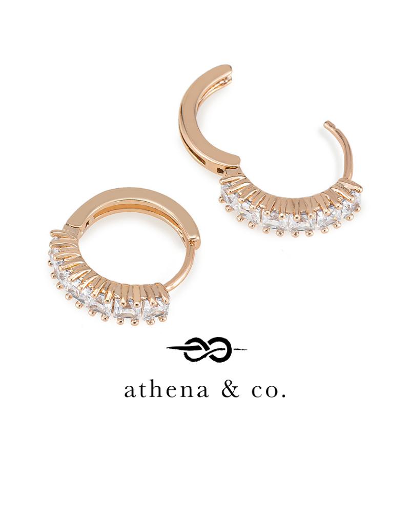 Kaylin Diamond Hoop Earrings