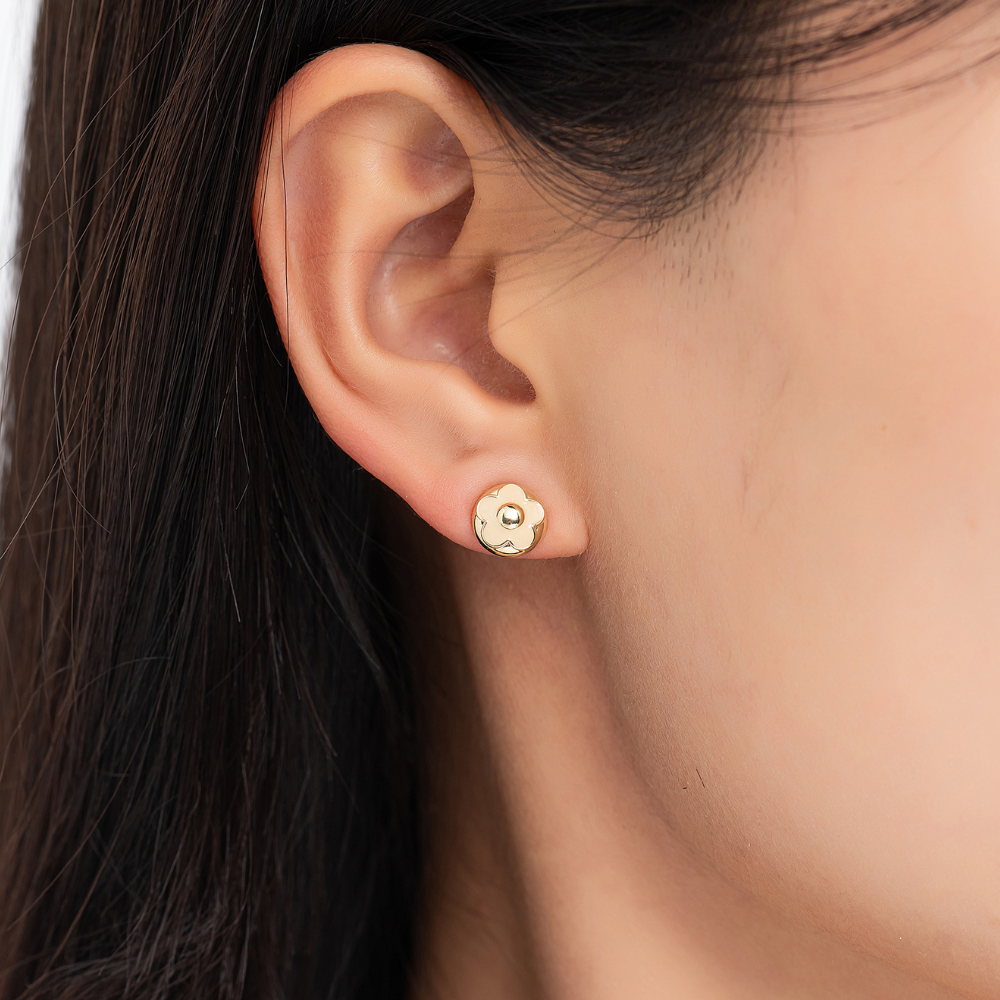 Maria Flower Stud Earrings