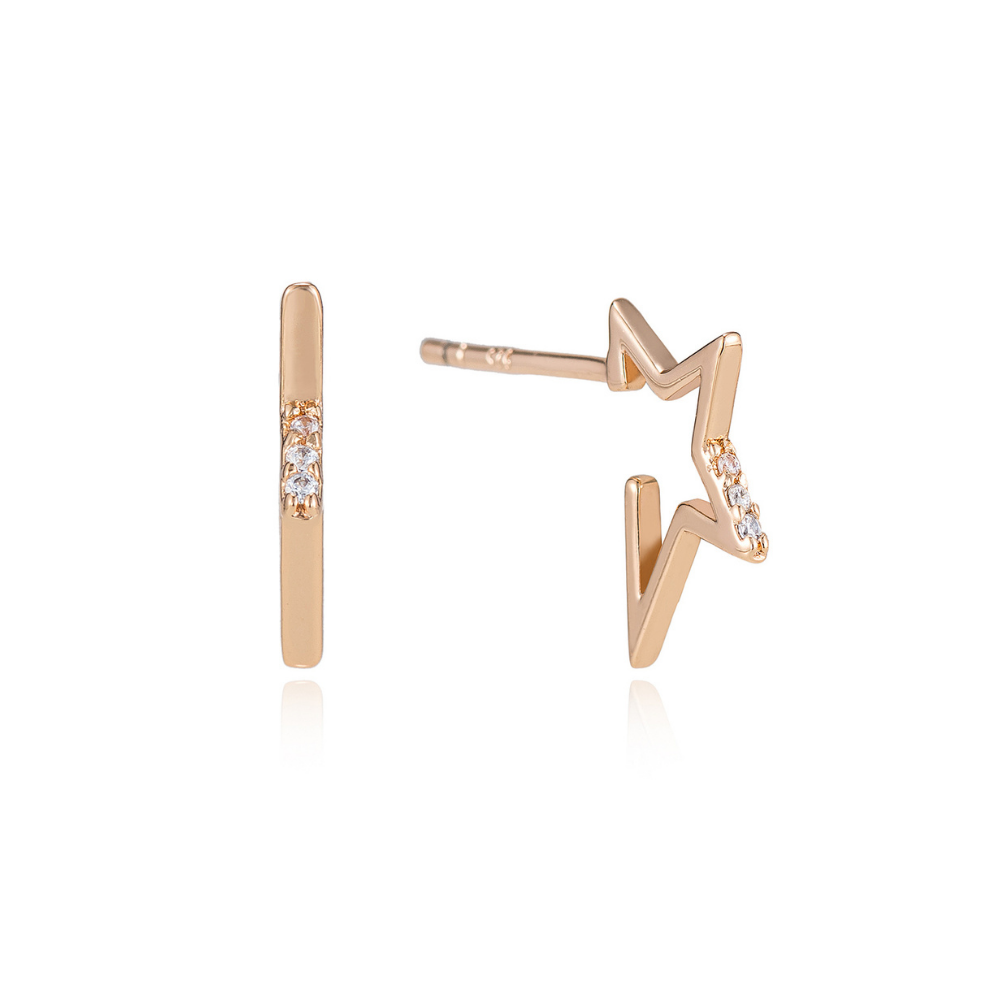Lyra Star Stud Earrings