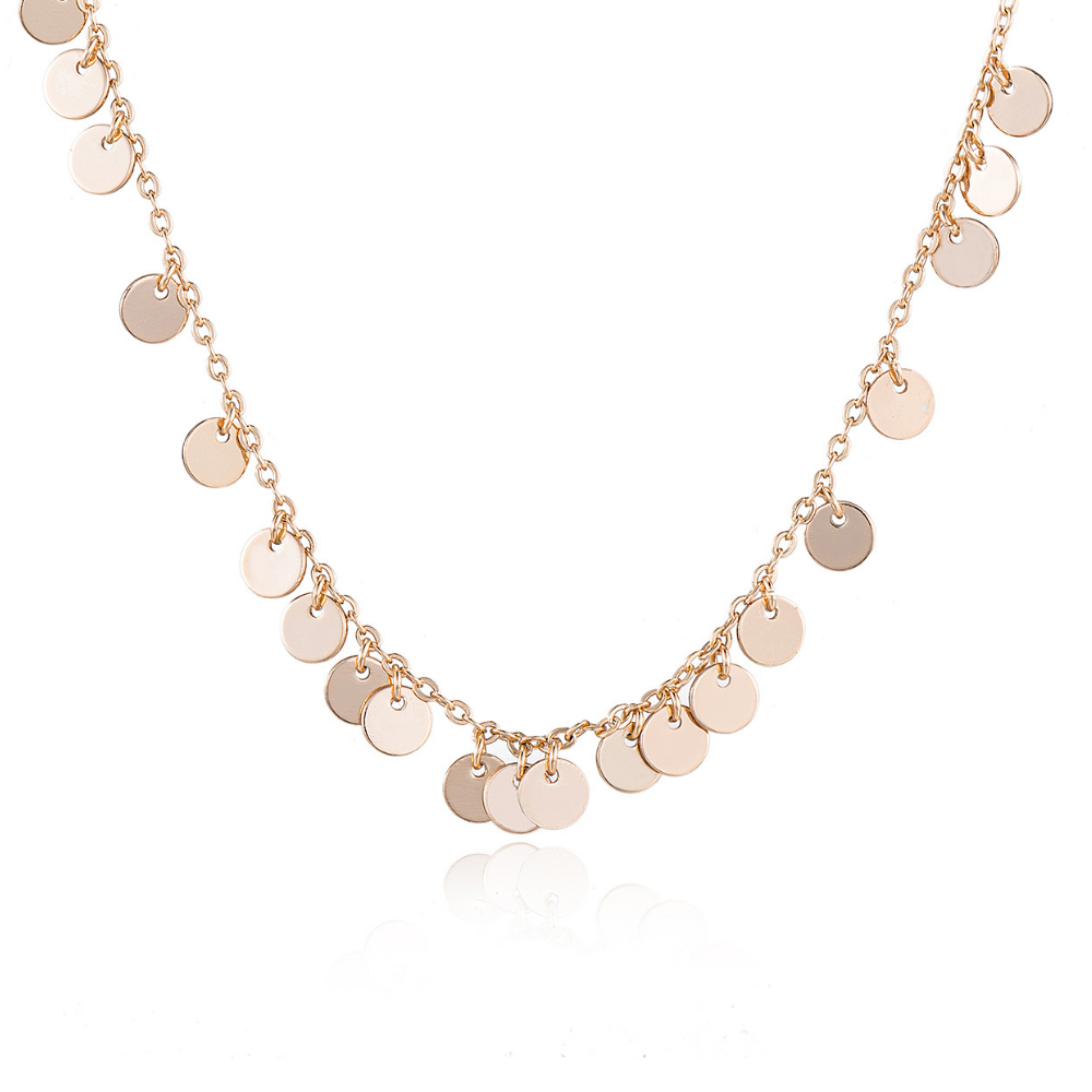 Ines Mini Confetti Coin Necklace