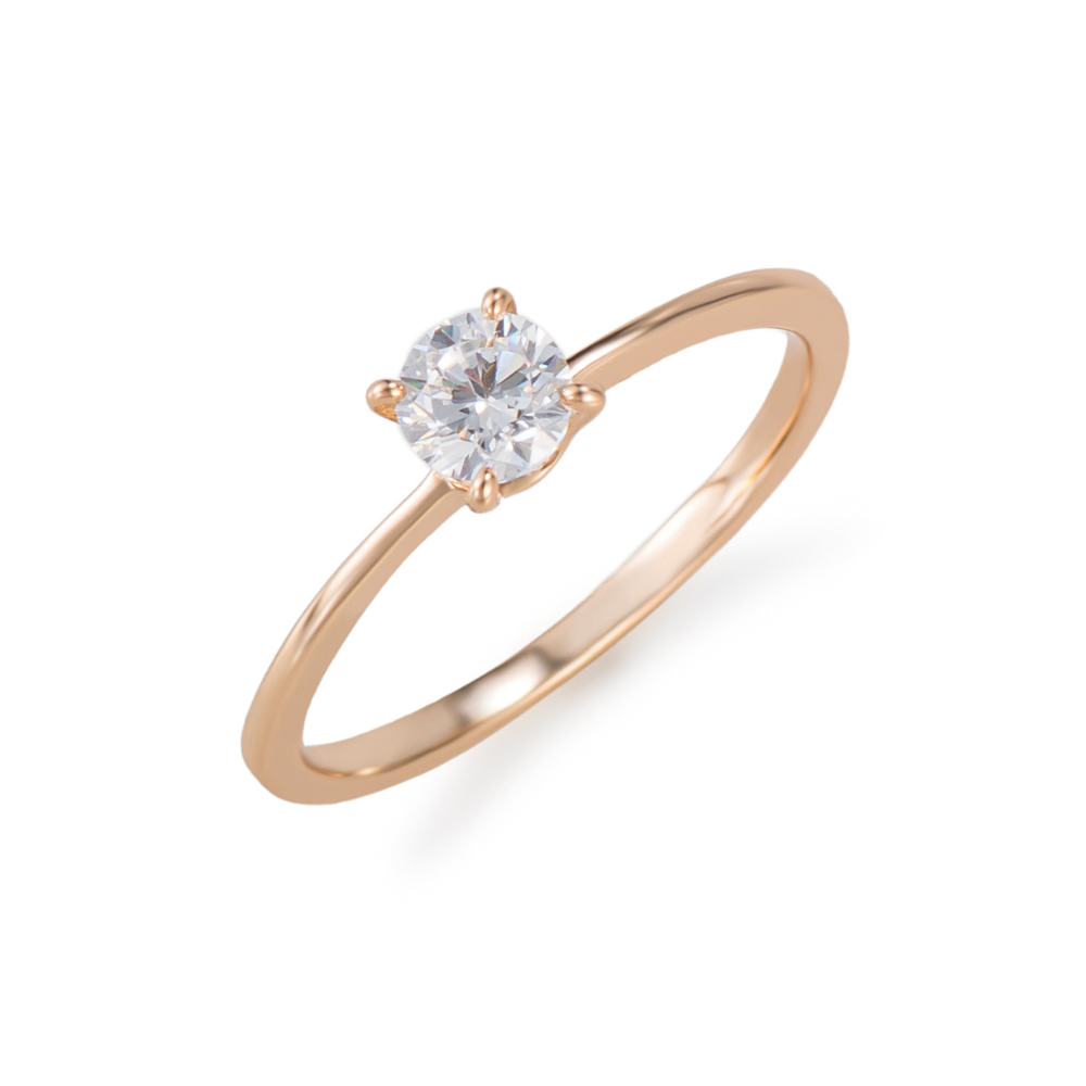 Angela Solitaire Ring | Athena & Co.