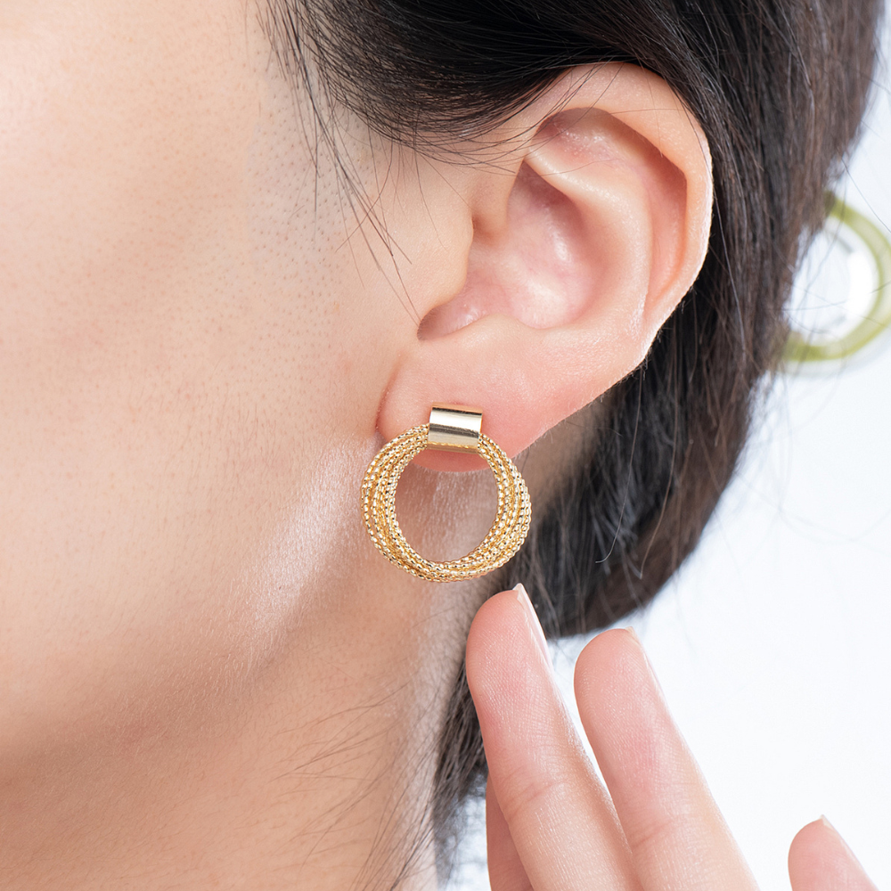 Jayda Circle Drop Earrings
