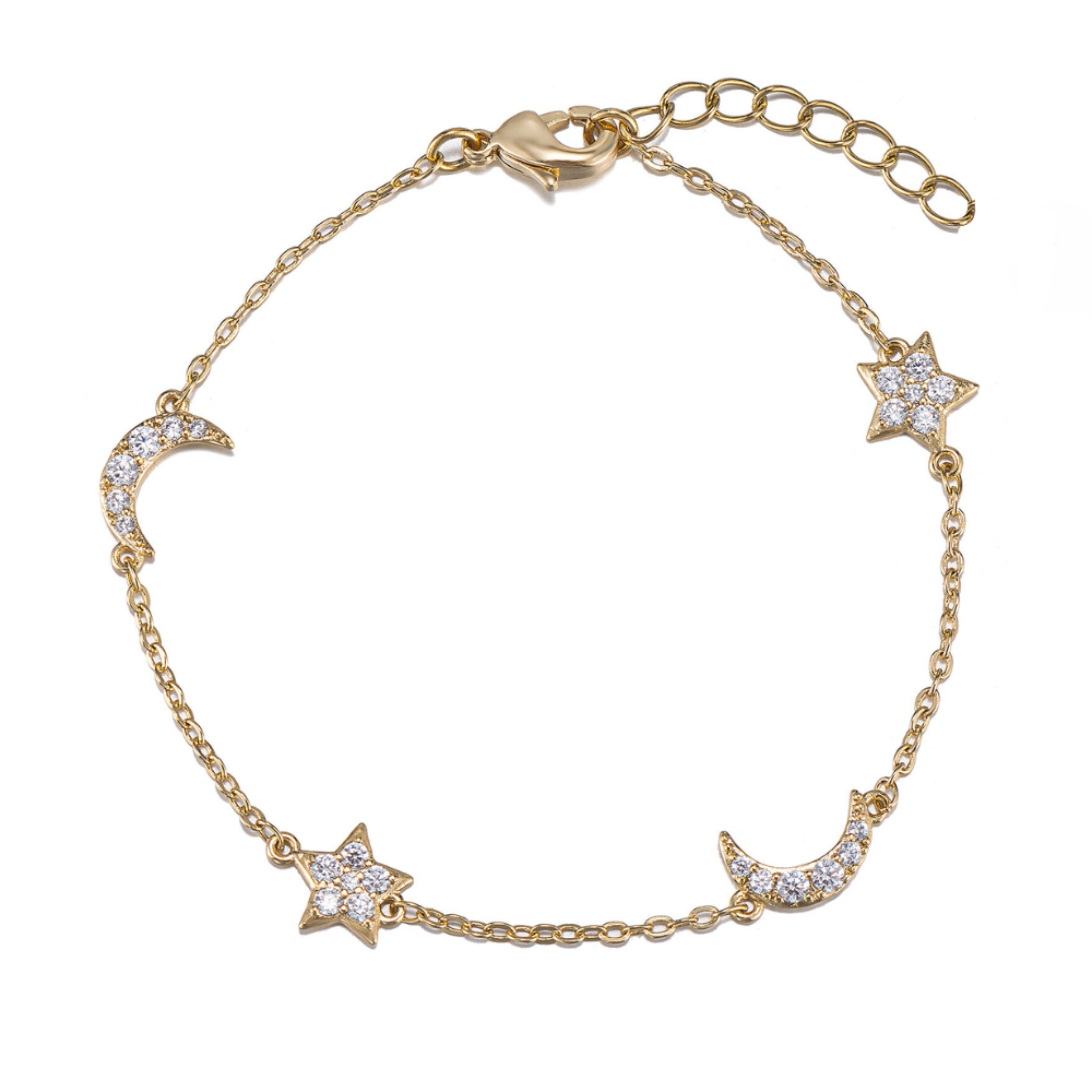 To the Moon and Stars Bracelet