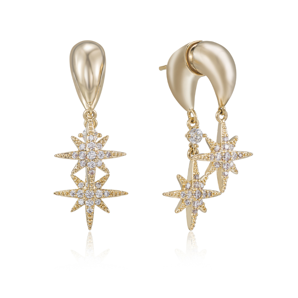 Toni Star Drop Earrings