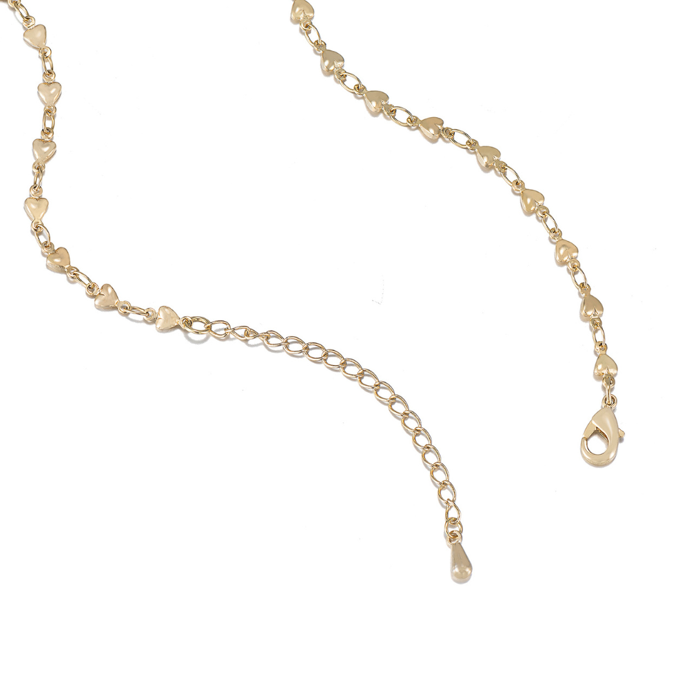 Sabrina Heart Chain Necklace