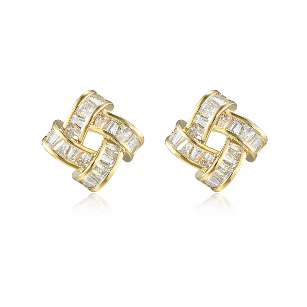 Althea Overlapping Stud Earrings