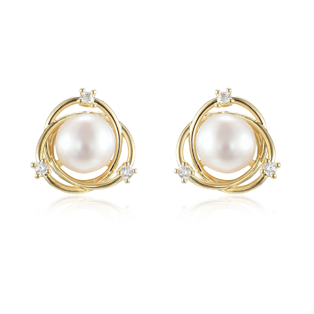 Francine Freshwater Pearl Stud Earrings