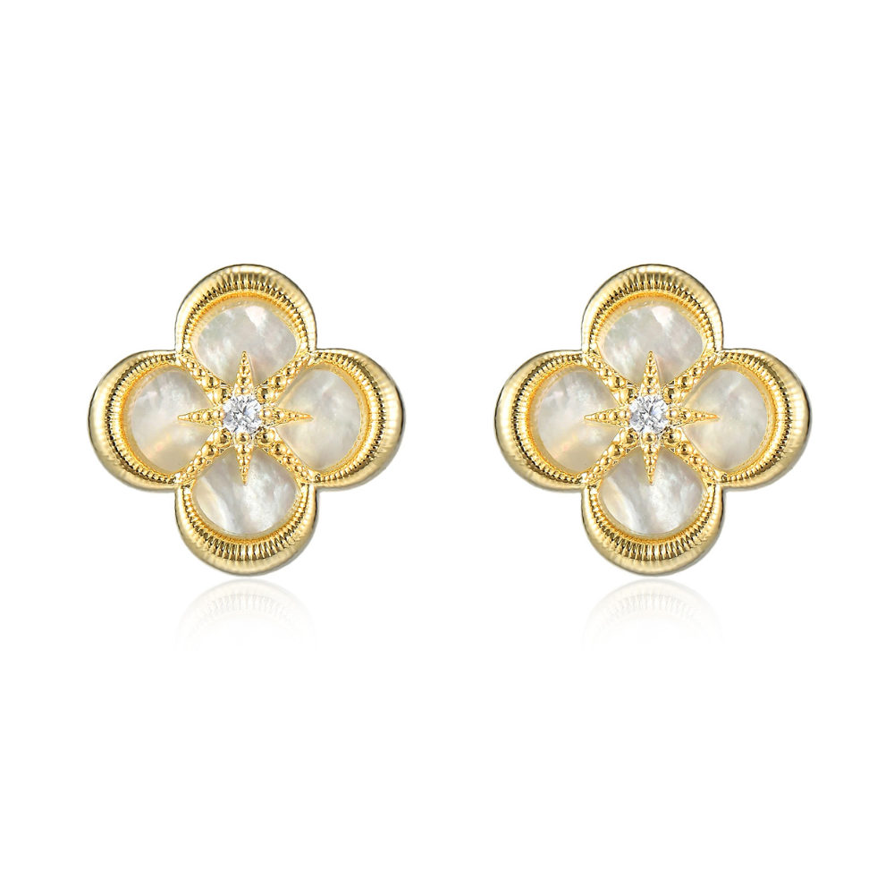 Jess Clover Stud Earrings