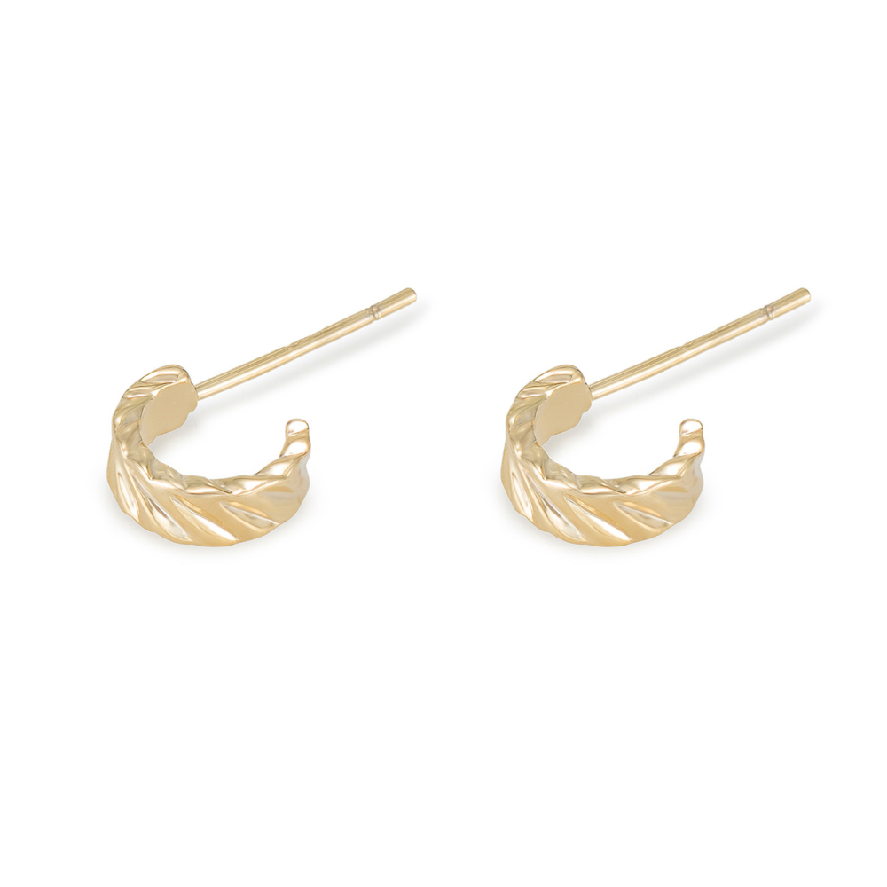 Raya Half Hoop Earrings