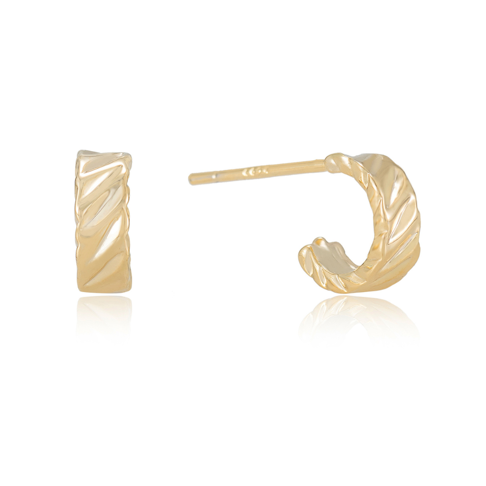 Raya Half Hoop Earrings