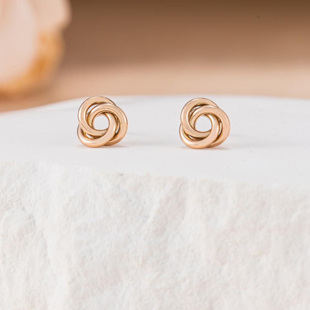 Love Knot Stud Earrings