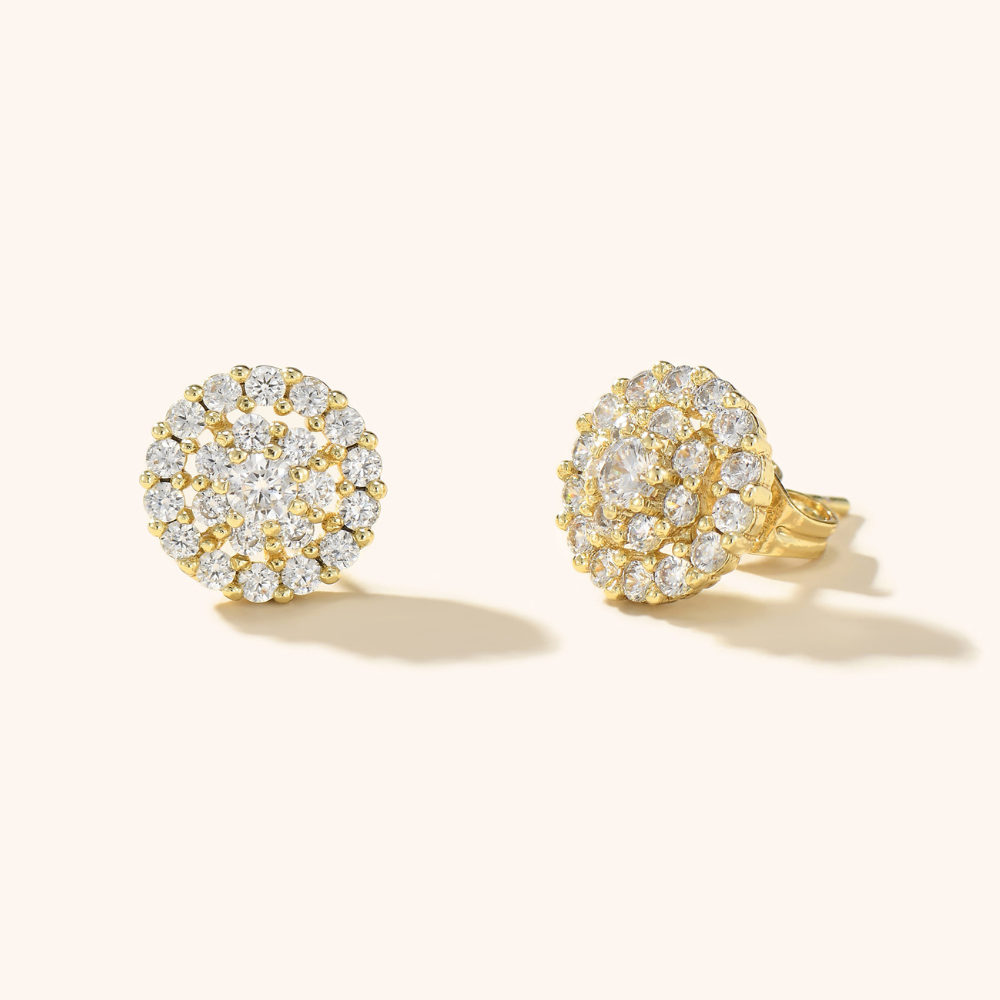 Charmaine Cluster Stud Earrings