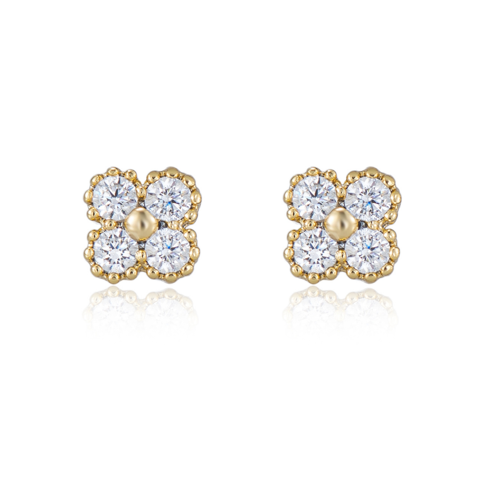 Nellie Flower Earrings - Accent Studs