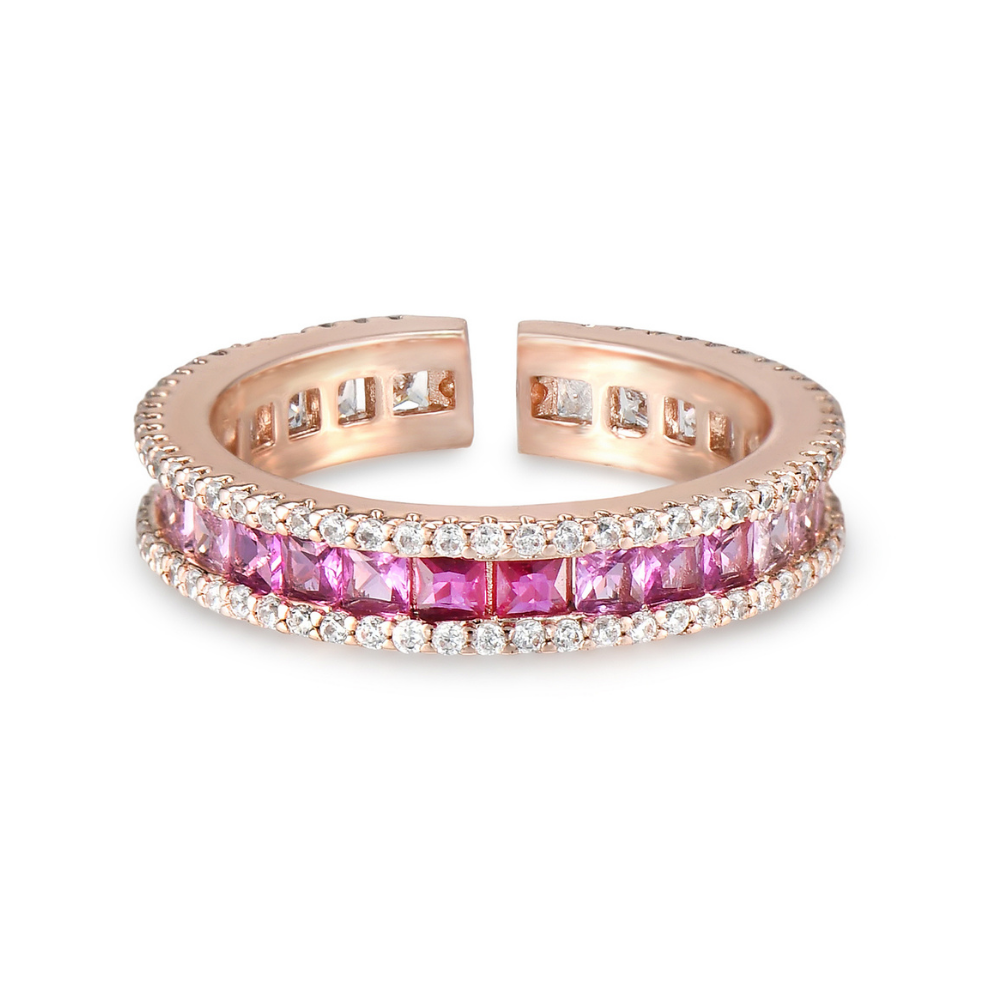 Dani Pink Gradient Eternity Ring