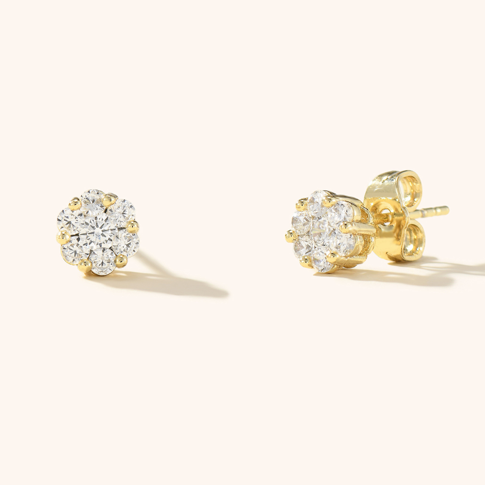 Trish Flower Stud Earrings