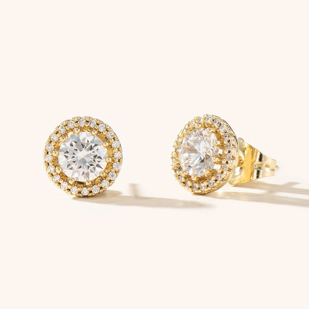 Naisa Halo Stud Earrings