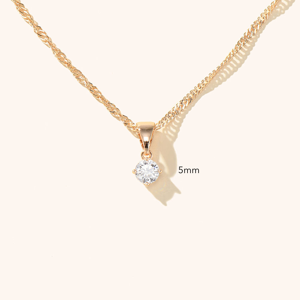 Nicole Solitaire Necklace