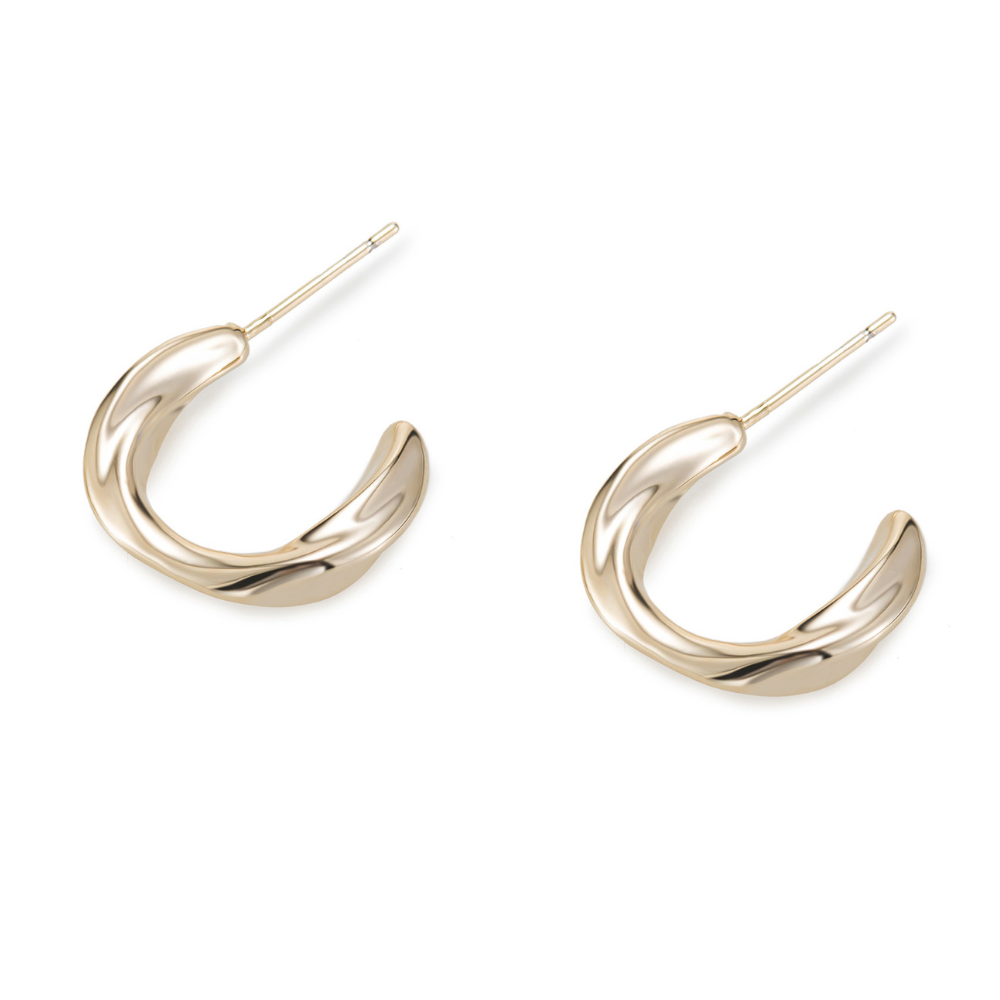 Reva Half Hoop Earrings