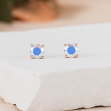 Pippa Solitaire Stud Earrings