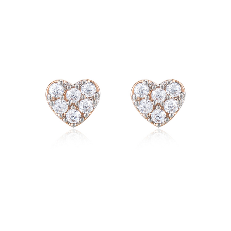 Millie Heart Stud Earrings