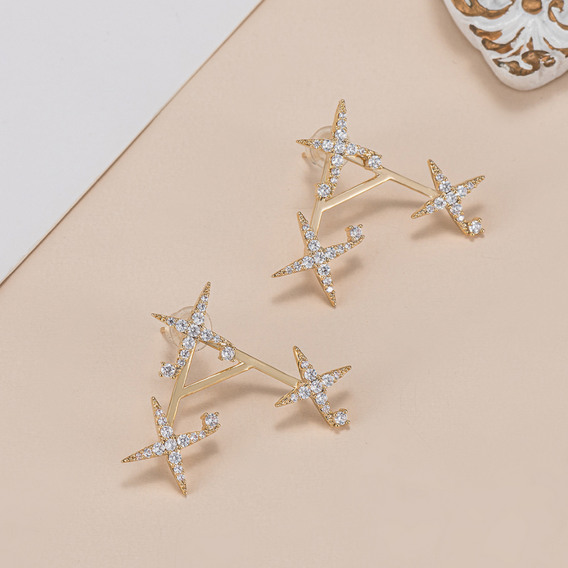 Nuri Star Drop Earrings