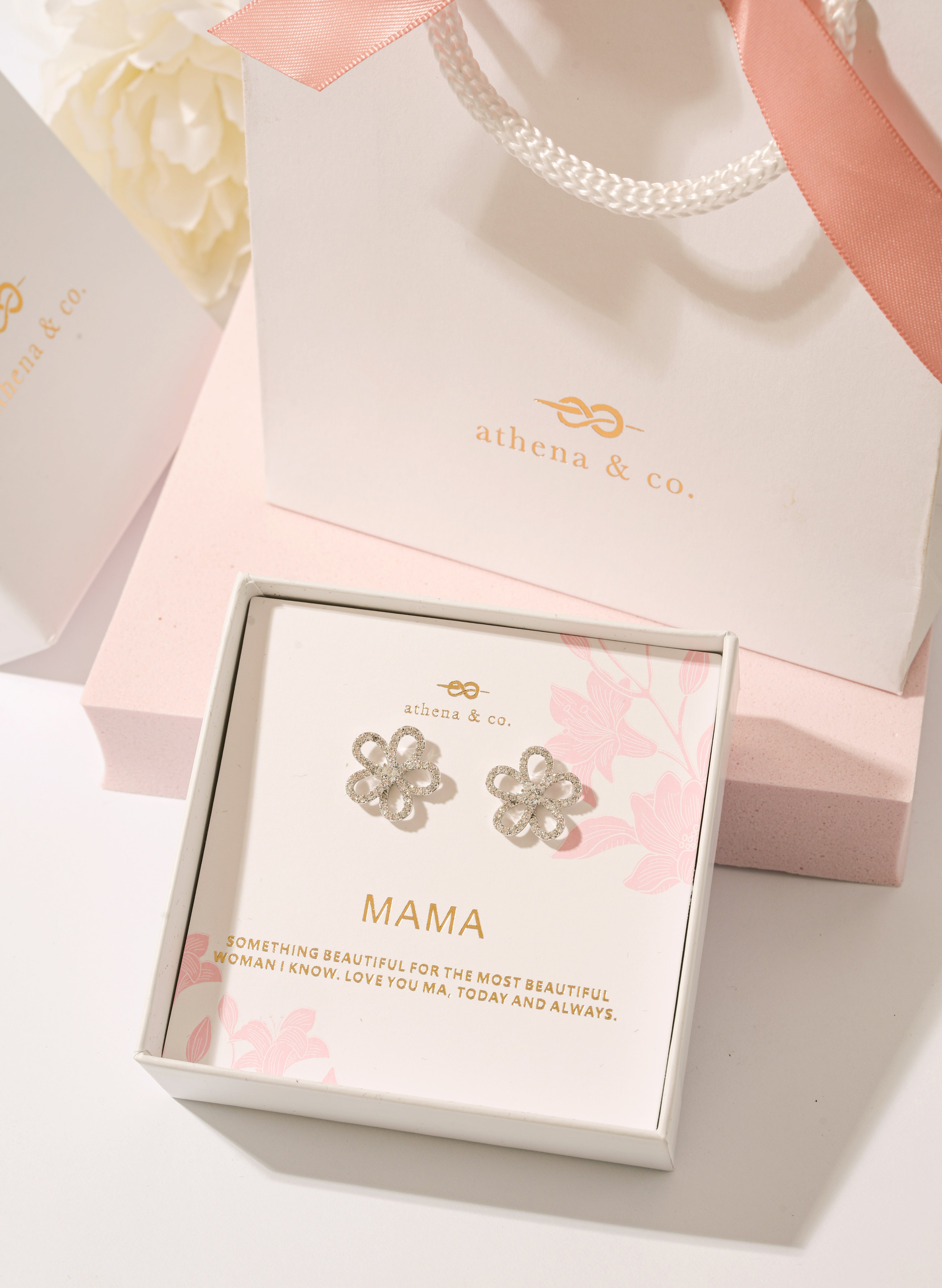 Aiko Flowerlace Stud Earrings - Mother's Day Gift Set