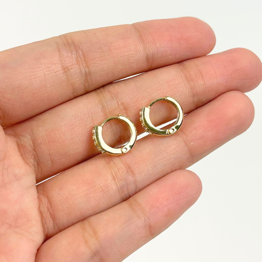 Claire Huggie Hoop Earrings