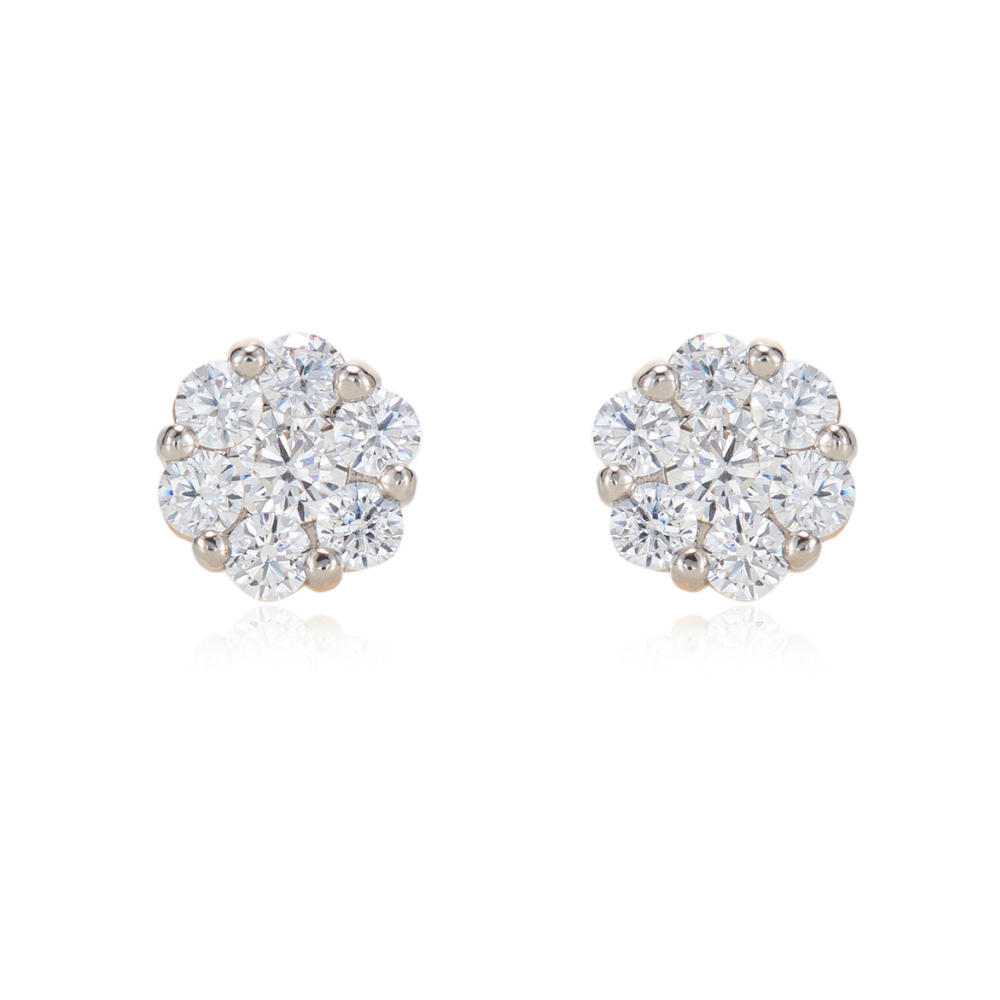 Trish Flower Stud Earrings