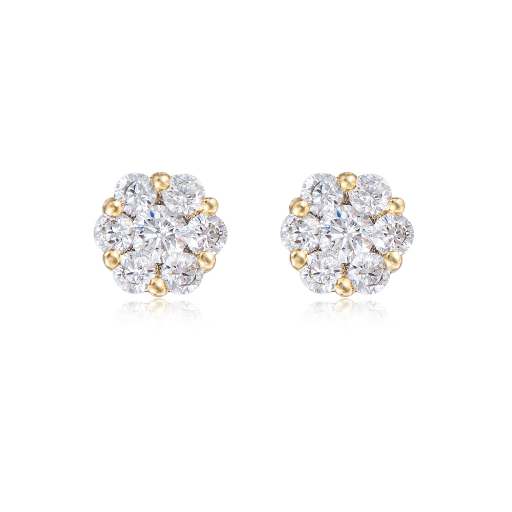 Trish Flower Stud Earrings