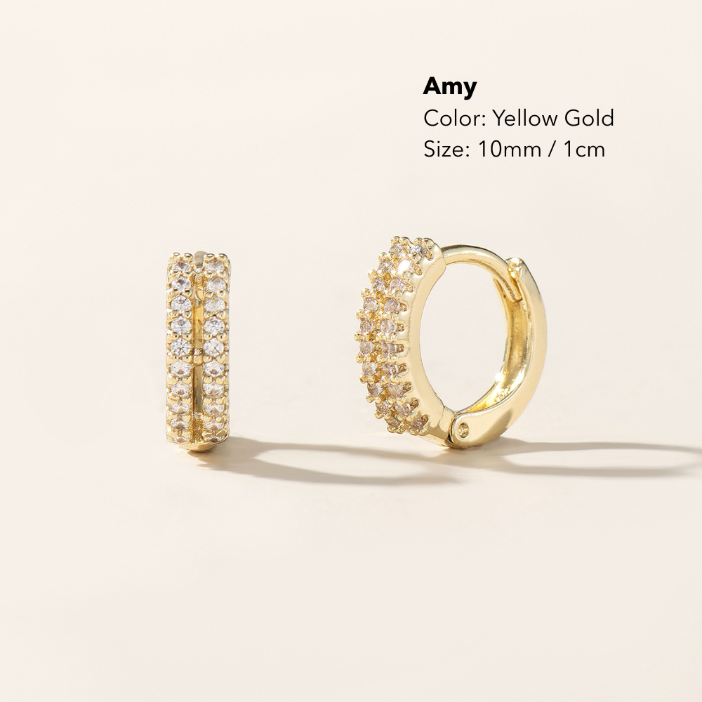 Classic Minimalist Daily Wear Hoop Earrings