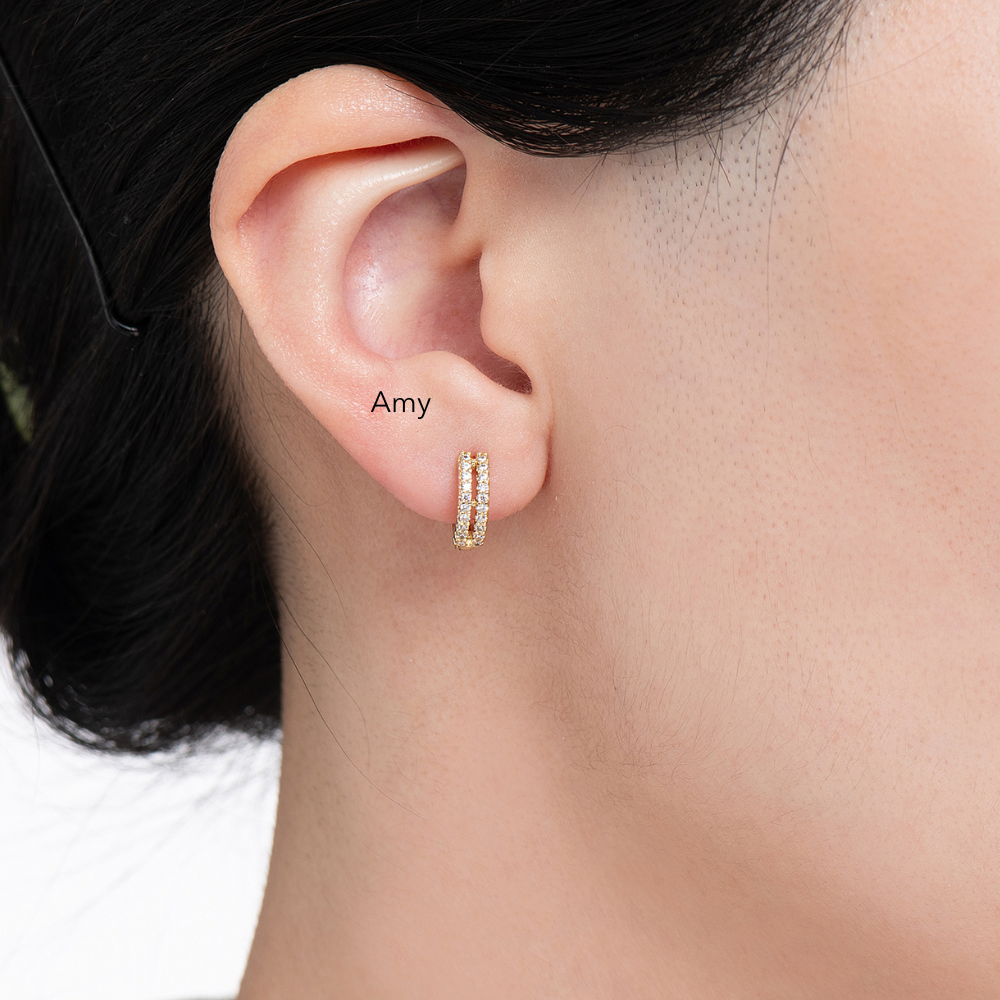 Classic Minimalist Daily Wear Hoop Earrings