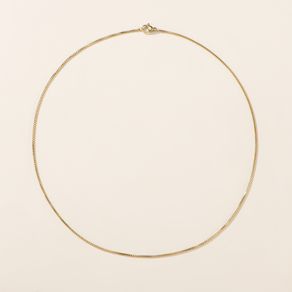 Stainless Steel Box Chain Necklace