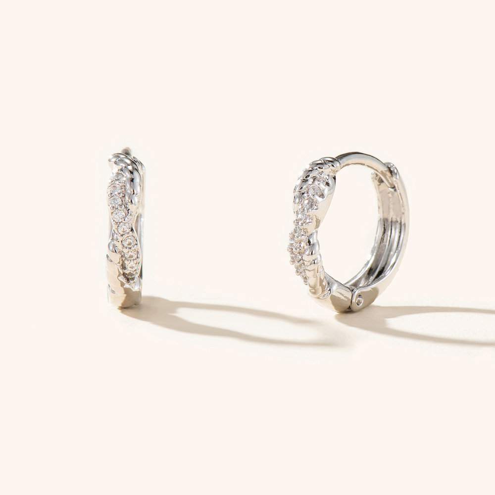 Myra Twist Hoop Earrings
