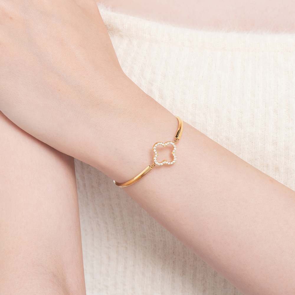 Stainless Steel Fran Cuff Bracelet