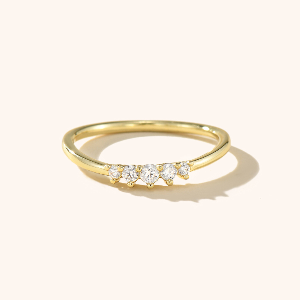 Nami Dainty Petite Band Rings