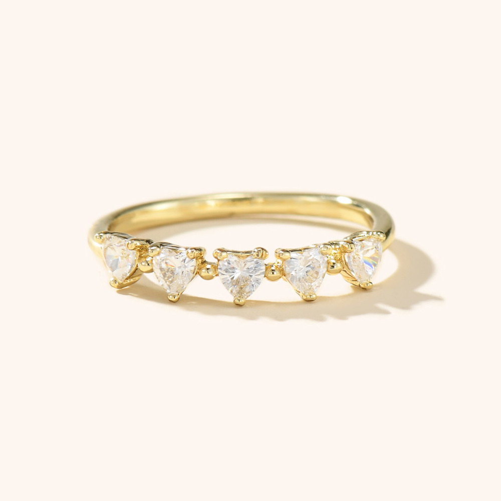 Connected Hearts Eternity Ring