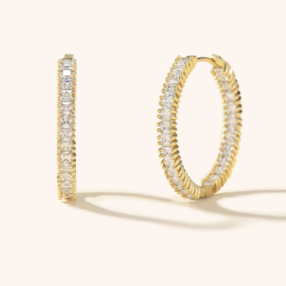 Nylah Inside Out Hoop Earrings