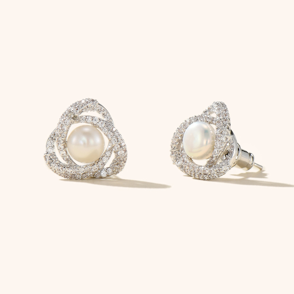 Finina Freshwater Pearl Stud Earrings
