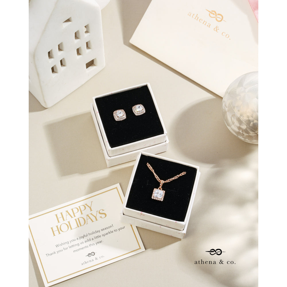 Anastasia Necklace & Gemma Stud Earrings Bundle