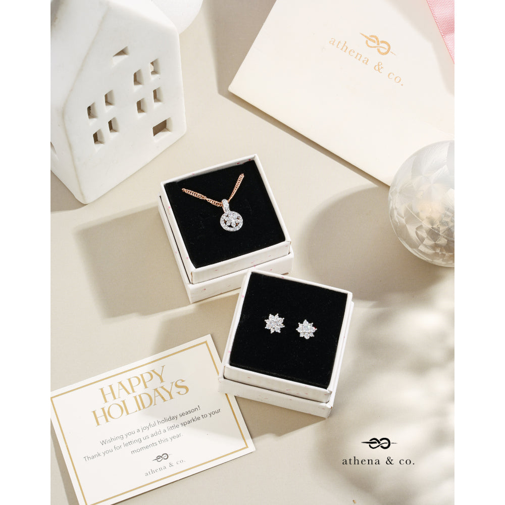 Rowena Necklace & Katrina Stud Earrings Bundle