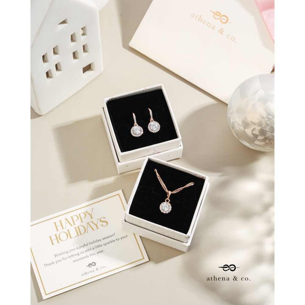 Willow Drop Earrings & Cecilia Necklace Bundle