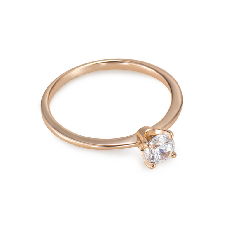 Angela Solitaire Ring | Athena & Co.