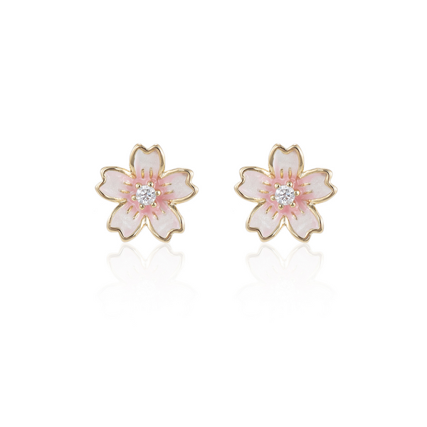 Blossom Flower Stud Earrings