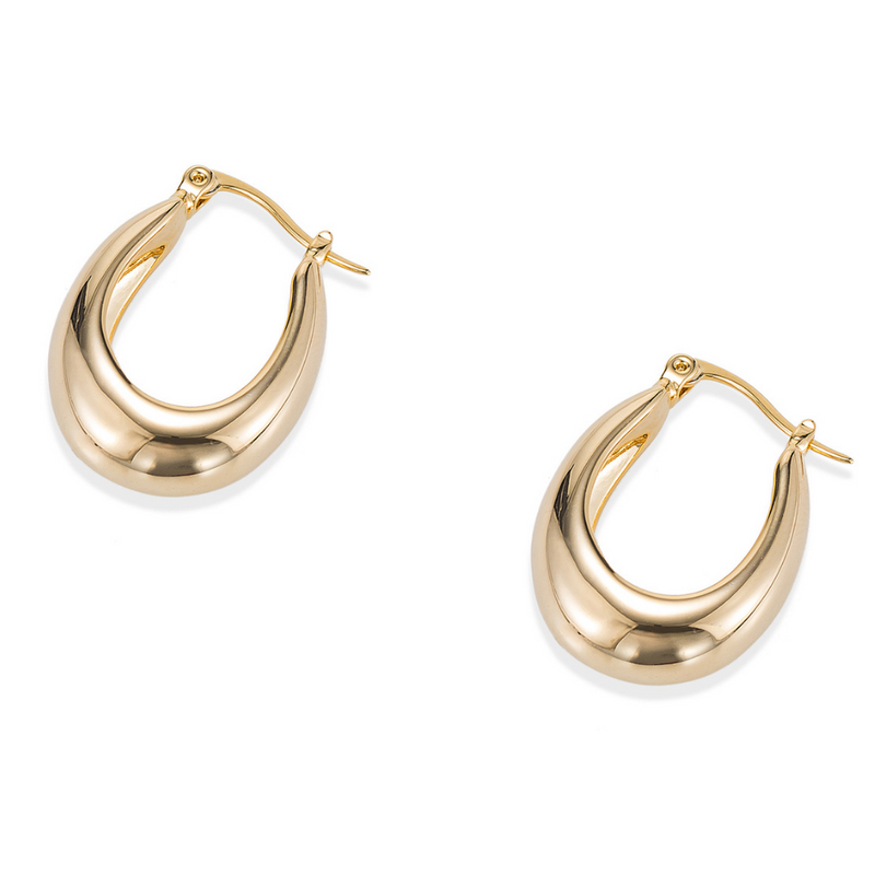 Deia Chunky Hoop Earrings | Athena & Co.