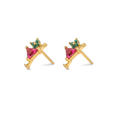 Cosmo Cocktail Stud Earrings